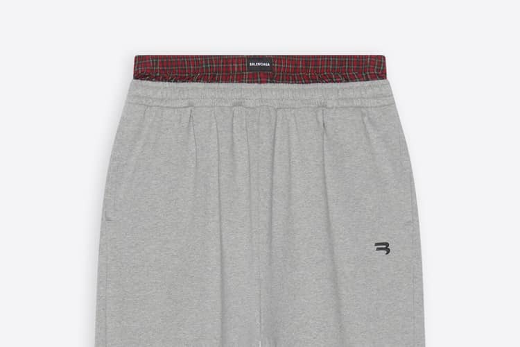 Balenciaga - grey sag sweats