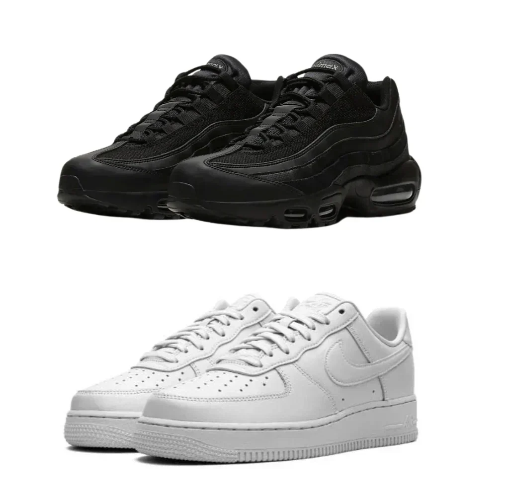 Nike AirMax 95 Essential “ Triple Black” x Airforce 1